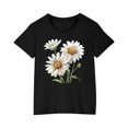 thumbnail image 1 of RXIRUCGD 2025 Vêtements d'Été pour Enfants T-shirt Imprimé Mode Mignon Col Rond Manches Courtes, 1 of 5