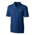 thumbnail image 2 of Men's Cutter & Buck Royal Kansas Jayhawks Forge Stretch Polo, 2 of 3