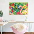 thumbnail image 3 of Cuadros Decorativos DIY Diamond Painting Kits Flamingo Parrot Full Square Drill Wall (30x40CM) Tmvgtek embutido en tela, 3 of 9