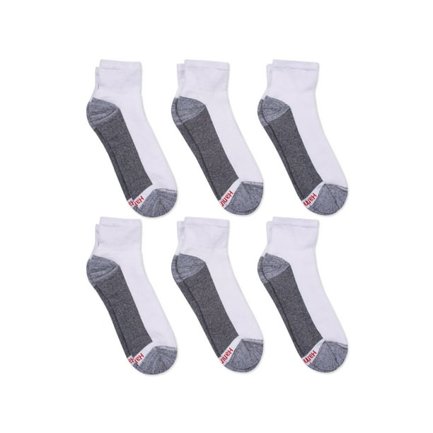Hanes - Hanes Men's Max Cushion Comfort Top Ankle Socks 6 Pack ...