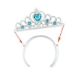 thumbnail image 3 of Princess Elsa Crown Tiara and Wand Set — Silver Heart Jewel(Blue), 3 of 4