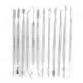 thumbnail image 3 of Wax Carvers Set Double Ended Stainless Steel Polymer Pottery Clay Carving Tool, 3 of 14