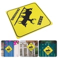 thumbnail image 4 of Nishuna Unique Deer Crossing Metal Sign Decorative Deer Sign for Home and Garden Rustic Design, 4 of 4