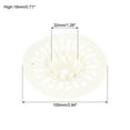 thumbnail image 2 of Uxcell Hair Catcher, 3.94inch Silicone Hair Stopper Shower Drain Covers, White 6Pack, 2 of 6