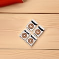 thumbnail image 4 of HONITANO 8Pcs Iron Mirror Holder Clips with Wood Padding for Wall Mounted Glass and Frames, 4 of 6