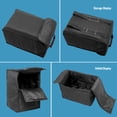 thumbnail image 4 of Sac de Rangement Cajon, Bandoulière Réglable Résistant à l'Usure Fermeture Éclair Double Tête Imperméable Sac Cajon pour Performance, 4 of 7