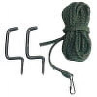 Allen Company Bow and Gun Rope & 2 Gear Hooks 20 Hang-On Treestand Gear Hooks Polypropelene Rope