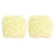 thumbnail image 1 of 33yds Hilo Esponjoso, 2 Madejas de Hilo Difuso, Hilo de Piel Sintética para Crochet Suave y Peludo, Amarillo Claro, 1 of 6