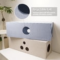thumbnail image 3 of Cat House for Indoor Cats - Large Cat Bed Cave, Foldable Cat Tunnel Cat Houses & Condos, Cat Cubes, Cat Hideaway, Covered Cat Bed for Multi Small Pet Large Kitty, 3 of 6
