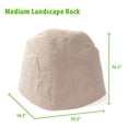 thumbnail image 4 of Landscape Rock – Natural Sandstone Appearance – Medium – Lightweight – Easy to Install, 4 of 7