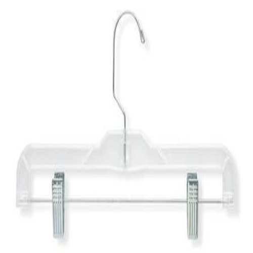 Skirt and Pant Hanger, Clear, Plastic, PK6