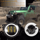 thumbnail image 5 of Faros De Niebla Led Ojos Ángel Jeep1 Par 4in, 5 of 5