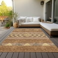 thumbnail image 6 of Addison Rugs Chantille Indoor/Outdoor Transitional Southwest Paprika Washable Rectangle Rug, 8' x 10', 6 of 6