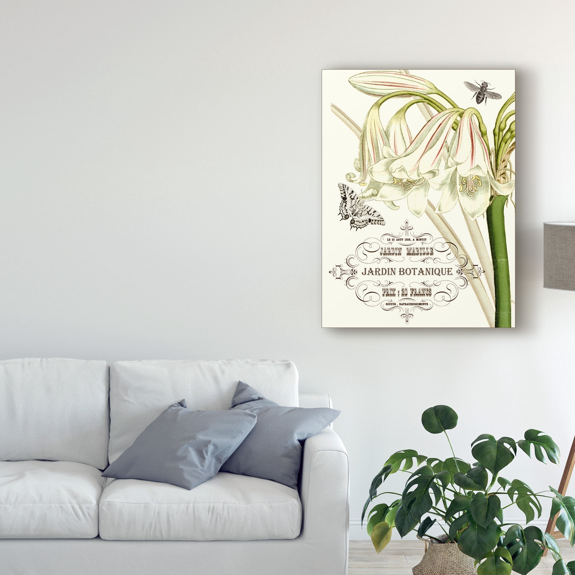 Trademark Fine Art 'Jardin Botanique I' Canvas Art by Vision Studio