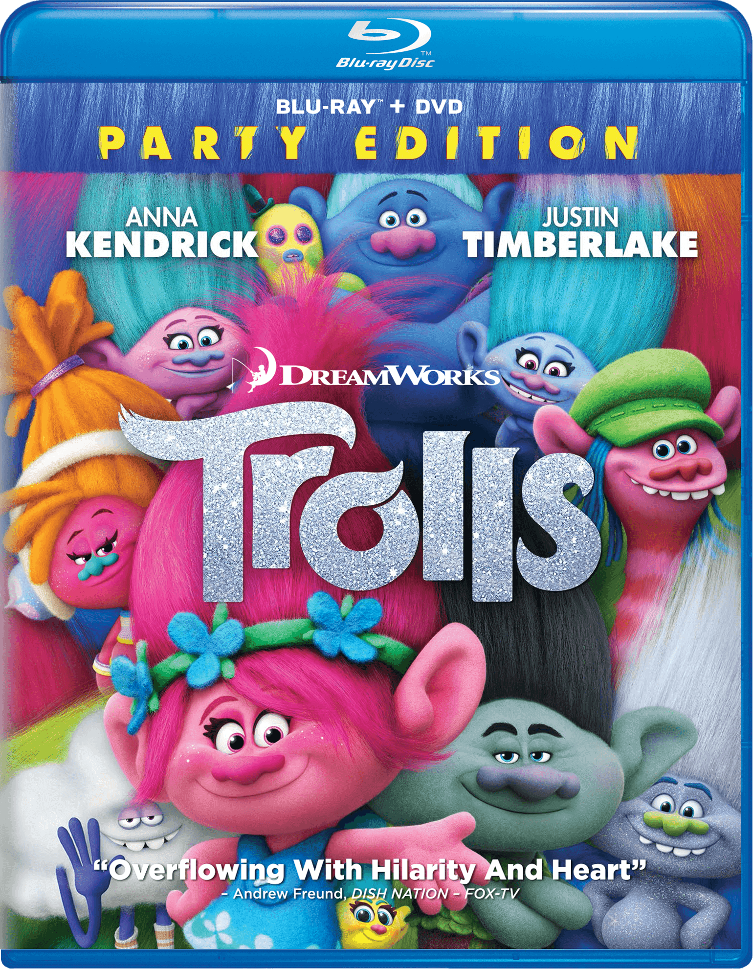 Trolls (walmart Exclusive) (party Edition) (blu-ray + Dvd) - Walmart 