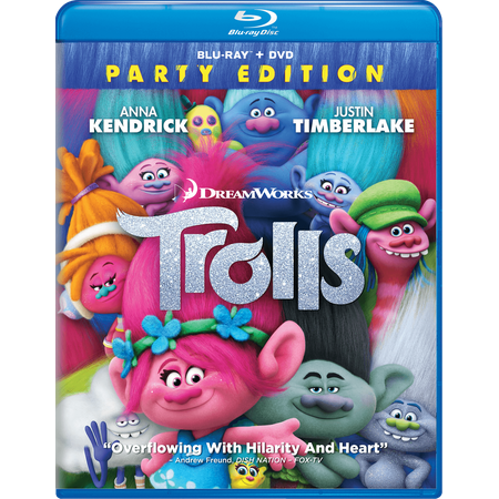 Trolls (Walmart Exclusive) (Party Edition) (Blu-ray + DVD) (VUDU ...