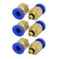 thumbnail image 1 of Unique Bargains 6 Pcs 6mm Tube to 1/16 BSP Thread Push in Quick Connect Coupler Fittings PC6-M5, 1 of 4