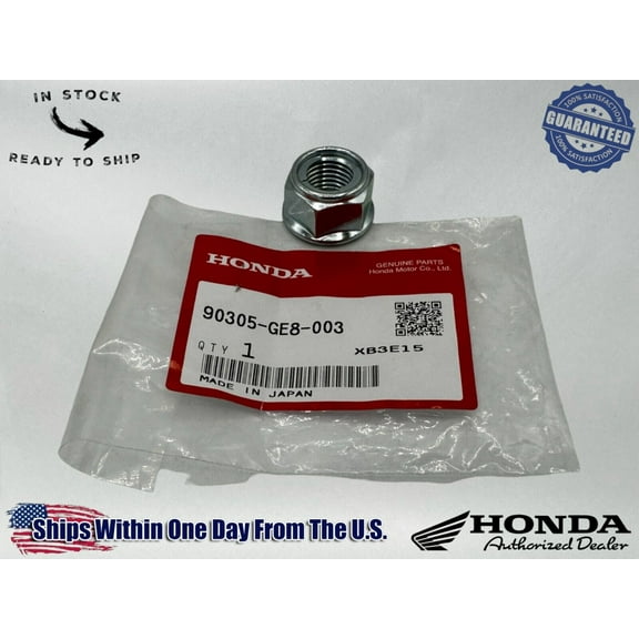 Honda Genuine OEM Authentic 14mm U Nut 90305-GE8-003