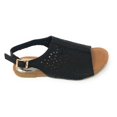 thumbnail image 2 of Victoria K Women's Triangle Pattern Laser Cutout Sandals, 2 of 8