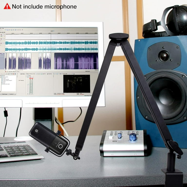 Blue Yeti Boom Arm with Extension Tube - Mic Boom Arm Compatible