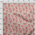 thumbnail image 3 of oneOone Viscose Chiffon Red Fabric Florals Sewing Fabric By The Yard Printed Diy Clothing Sewing Supplies 42 Inch Wide, 3 of 5