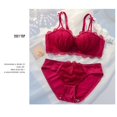 thumbnail image 5 of Juego De Sujetador De 3 Colores + Bragas Cómodas Suaves Y Acogedoras Para Mujer Taza 3/4 32-38AB, 5 of 5