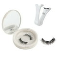 thumbnail image 2 of Hauiodp Magnetic Eyelashes Kit - Reusable Double Sided Magnetic Lashes With Applicator and Mirror, Easy To Wear And Remove, No Glue Needed Strip Lashes, Black Faux Cils, 2 of 2