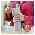 thumbnail image 6 of Nomad 32 oz with Handle and Straw Lid, Leakproof, Double Insulated, 32oz Cup, Stainless Steel | Apricot Crush, 6 of 9