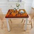 thumbnail image 3 of BANET Style Tablecloths Ancient ian Table Clothes for Kids Child Teens,Exotic Table Cover Ethnic Table Accessories Creative Dining Room Decor Square White, 3 of 7
