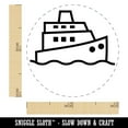 thumbnail image 2 of Cruise Ship Yacht Travel Boat Self-Inking Rubber Stamp Ink Stamper - Dry Pad (No Ink) - Mini 1/2 Inch, 2 of 7