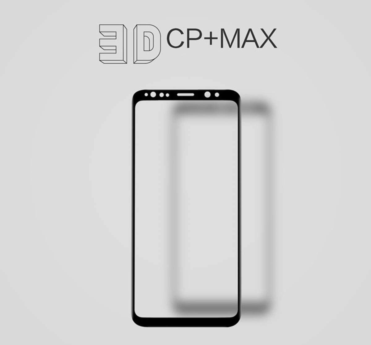 iCoverCase for Samsung Galaxy S9 Plus Screen Protector [2 Pack][Full Screen Coverage][HD-Clear ...
