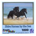 thumbnail image 1 of Rompecabezas Puzzleworks Shire Horses by The Sea 1000 piezas, 1 of 6