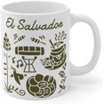 thumbnail image 1 of Custom El Salvador Design Ceramic Mug 11oz, 1 of 1