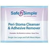 Safe N' Simple Peri-Stoma Adhesive Remover Wipe,No-Sting Cleanser-Pack of 5