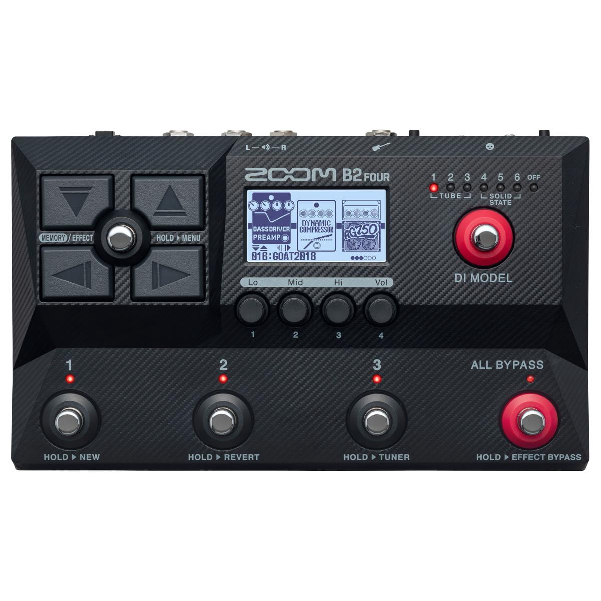 Zoom B2 FOUR Amp and Effects Emulator