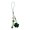 Dark green, variant on Individualized Four Leaf Clovers Accessory with Lovely Rabbits Stylish Bag Charm Phone Hangings for Parties and Gatherings