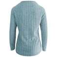 thumbnail image 5 of EDFBUYKRS Women's Casual Bohemian V-Neck Long-Sleeved Ruffle Sleeve Blouse Loose Shirts Xxl, 5 of 5