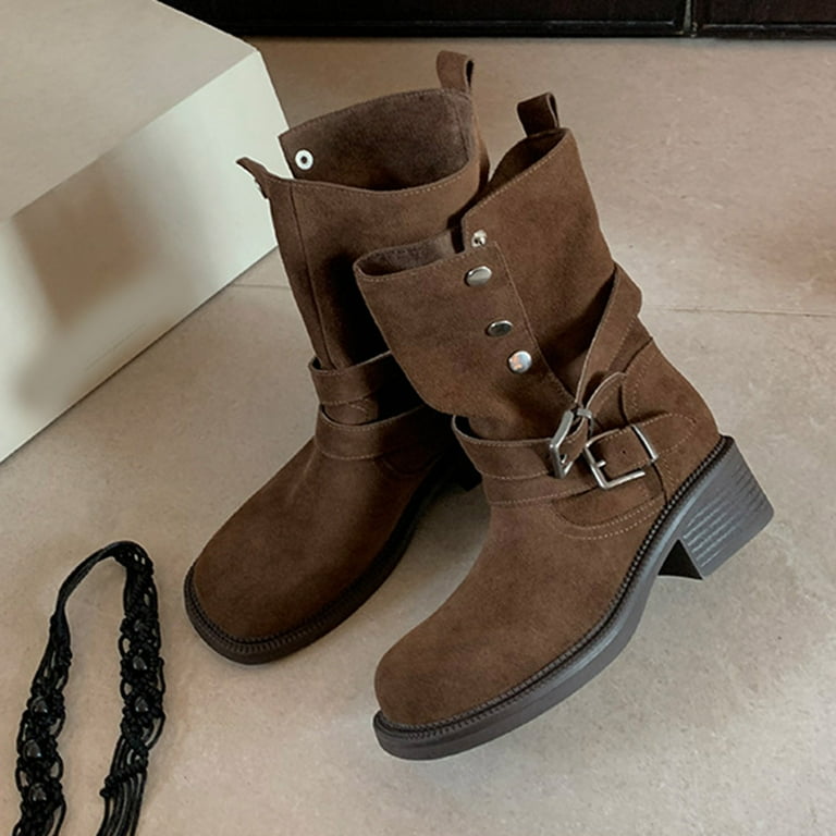 fall dress boots for women How to Style Boots with Dresses (What Works)