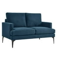 thumbnail image 2 of Modway Evermore Upholstered Fabric Loveseat in Azure, 2 of 8