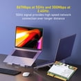 thumbnail image 3 of Mini PCIE WiFi Card, IEEE 802.11a/b/g/n/ac 7260HMW  Card 867Mbps 5GHz Dual Band  for Desktop, 3 of 8