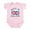 Petal Pink, variant on CafePress - Made In England Infant Bodysuit - Baby Light Bodysuit, Size Newborn - 24 Months