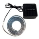 thumbnail image 1 of KAKOWELY Tira de luces LED solares de 1,5 m con sensor para exteriores, con marco de baloncesto, decorativas y creativas (negra), 1 of 5