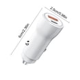 thumbnail image 3 of Kadlawus 38W Fast Car Charger for Vehicles, Dual Port Charging Connector, Car Mounted Conversion Adapter, Compatible with Smartphones and Tablets, 3 of 6