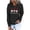 Black, variant on HAiming Women's Merry Christmas Hoodies Printed Long Sleeve Pullover Tops Casual Loose Sweatshirts with Pocket