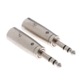 thumbnail image 4 of 2-Pack 6.35mm 1/4 Pulgadas Stereo Male Plug A 3 Pin XLR Stereo Audio Adaptador De Micrófono Convertidor Yotijar Enchufe de micrófono, 4 of 7