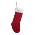 thumbnail image 3 of Large Christmas Stockings-15 Inches Christmas Stockings Double-Sided Cable Knitted Xmas Stockings Personalized for Family Christmas Party Classic Decorations, 3 of 9
