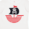 thumbnail image 4 of Inktastic Pirate Ship with Skull and Crossbones Boys or Girls Toddler T-Shirt, 4 of 5