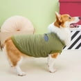 thumbnail image 5 of Winter Dog Jacket Warm Windproof Coat Soft Cotton Vest Cozy Pet Apparel for Small Dogs Short Legged Breeds Indoor Outdoor Activities Christmas Gift,Khaki L, 5 of 8
