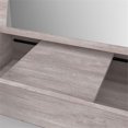 thumbnail image 5 of Bowery Hill Wood Wall Mounted Makeup Vanity in Coastal White, 5 of 12