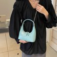 thumbnail image 4 of Bolsos para mujer, estilo coreano, moderno, sencillo, tipo guisante, diseño de nicho 2025, bolso de mensajero informal versátil de alta gama., 4 of 5